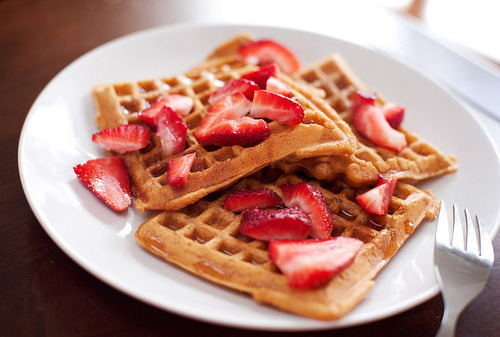 Strawberry, Waffle