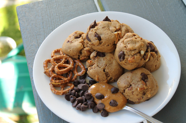 Peanut Butter Pretzel & Chocolate Chip Cookies