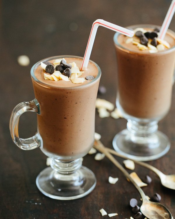 healthy chocolate milkshake