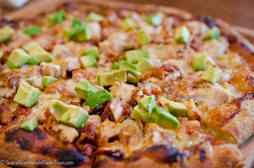 BBQ Chicken Pizza with Avocado