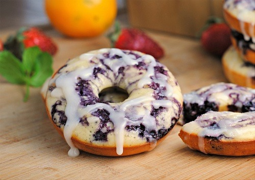 Blueberry Lemon Donut