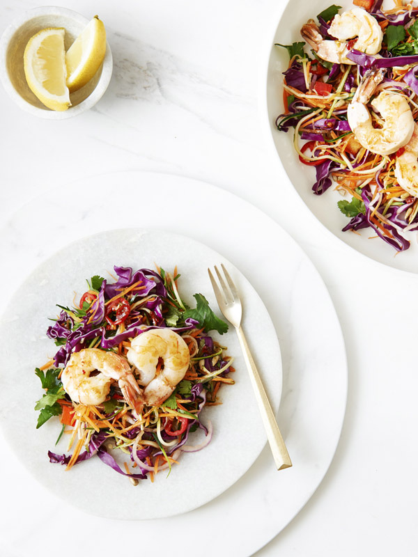 Vietnamese Coleslaw with Prawns Taken by Eve Wilson via thedesignfiles