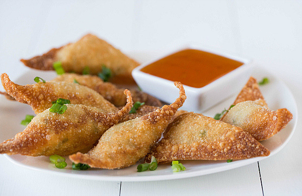 Homemade Crab Rangoon by Brown Eyed Baker on Flickr.