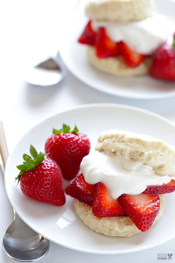 Strawberry Shortcake with Coconut Whipped Cream (Vegan)