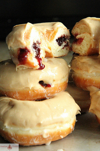 Peanut Butter and Jelly Donuts