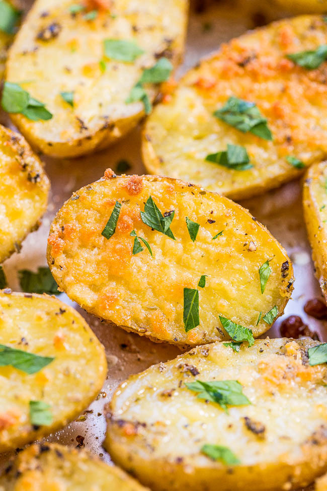 Parmesan and herb roasted potatoes