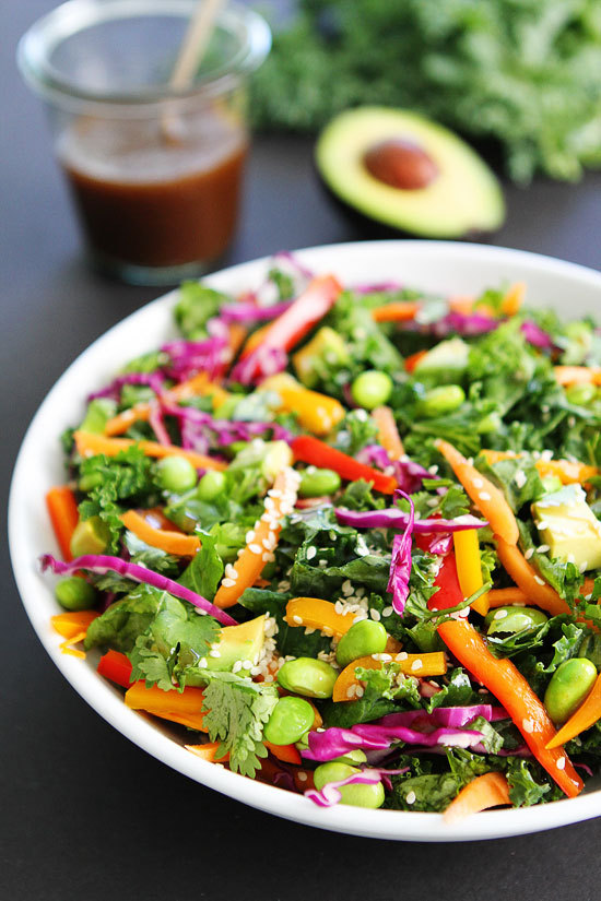 Asian kale salad