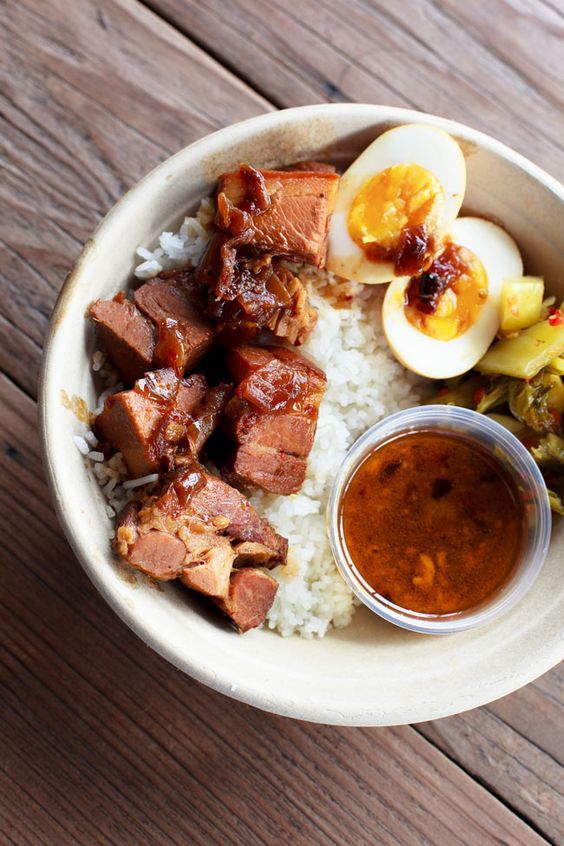 Vietnamese Braised Pork Belly with Jasmine Rice and Egg See and Savour